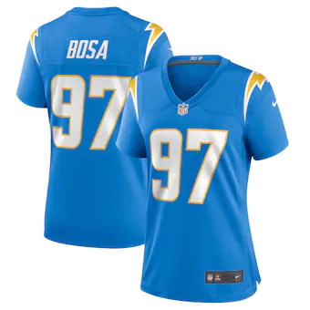 womens nike joey bosa powder blue los angeles chargers game